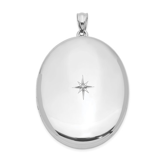 Sterling Silver Locket - Sapphires Jewellers